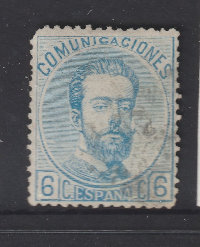 Spain a used 6c from the 1872 set