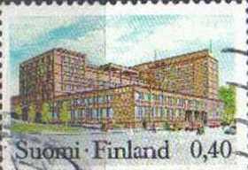 FINLAND, 1972, used 40p, Post Office, Tampere