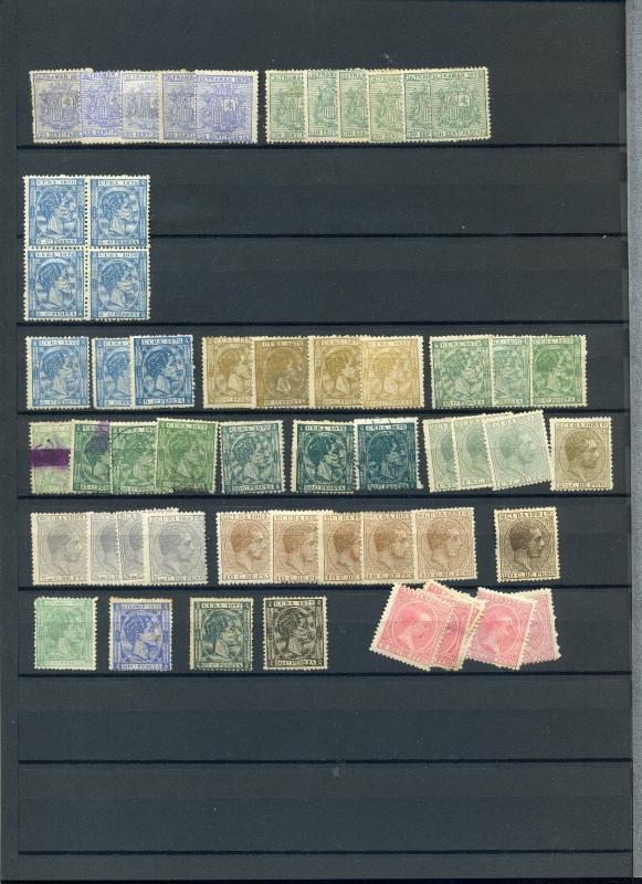 Spanish Hispanola Edifil &Scott Catalog Accumulation of Stamps w/ Better!! SPAIN