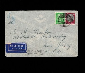 Judaica Jewish Sara Frankfort Censor Wien Vienna March ? 1941 Cover 9h