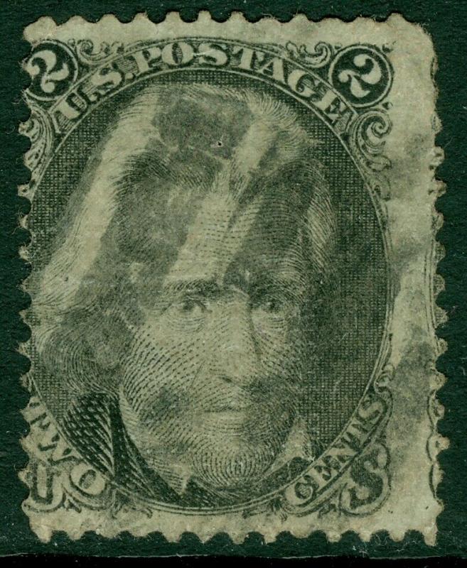 EDW1949SELL : USA 1868 Scott #87 Used. Grid cancel. Small faults. Catalog $180. 