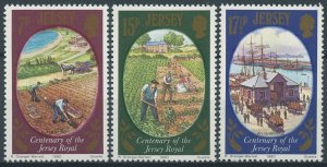 Jersey 1980 MNH Nature Stamps Jersey Royal Potato Centenary Agriculture 3v Set