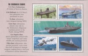 US Stamp - 2000 Submarines - Booklet Pane of 5 Stamps - Scott #3377a