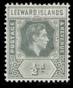 LEEWARD ISLANDS GVI SG97, ½d slate-grey, NH MINT.