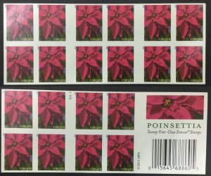 US STAMPS #4816E MINT OG NH POINSETTIA BOOKLET 2013 LOT #22385