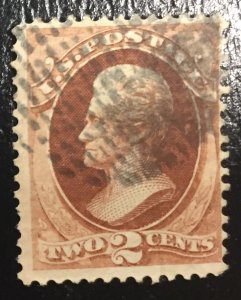 US #157 Used Andrew Jackson 2c