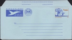 BOTSWANA 10t aerogramme - unused...........................................B3268