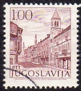 Yugoslavia 1073a - Used - 1d Street (Bitolj) (1971) (cv $0.45)