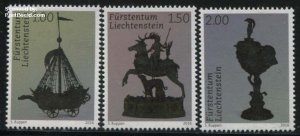 Liechtenstein 2016, Silver Art 3v, MNH