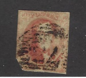 Belgium SC#8 Used Fine Trimmed Corner SCV$110.00...Nice Bargain!