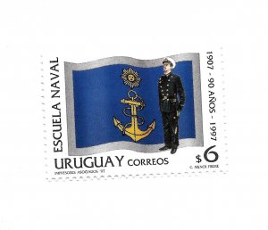 URUGUAY 1997 MILITARY NAVAL ACADEMY 90TH ANNIVERSARY SC 1701 MI 2318 MINT NH