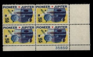 ALLY'S STAMPS US Plate Block Scott #1556 10c Pioneer - Jupiter [4] MNH [STK]