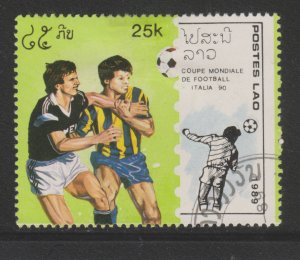 Laos 905 World Cup Soccer 1990