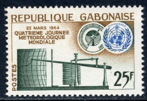 1099 - Gabon 1964 - World Meteorological Day - MNH Set