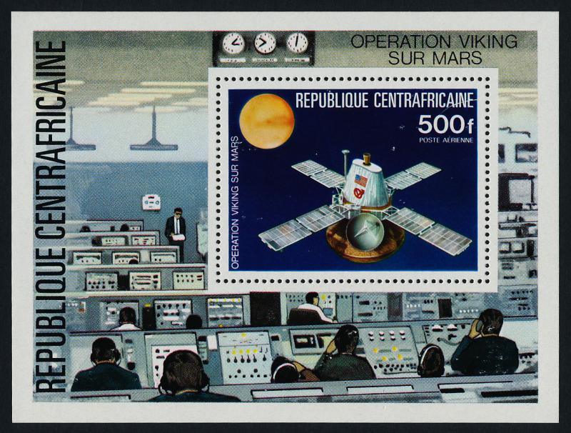 Central Africa C154 MNH Space, Viking flight to Mars