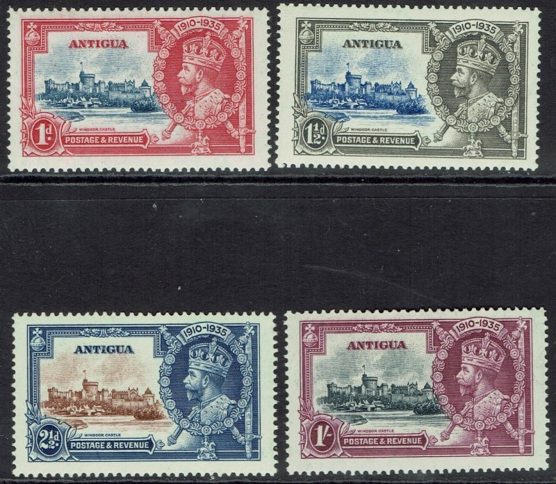 ANTIGUA 1935 KGV SILVER JUBILEE SET MNH **