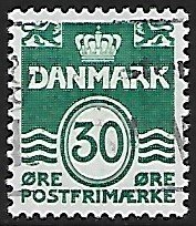 Danmark # 437 - Wavy Lines - 30 öre - used  {Dk1}