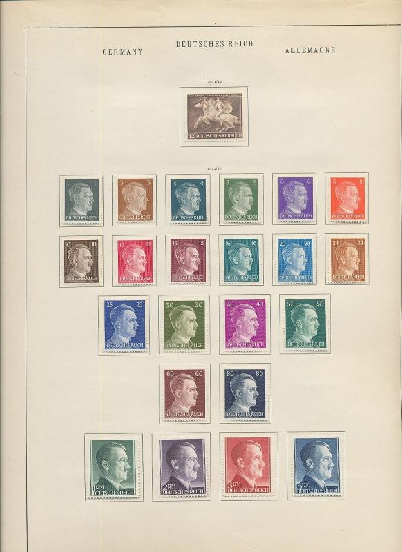 Germany Reich 1939/42 MH Collection (Appx 80+Items) Ac 1345