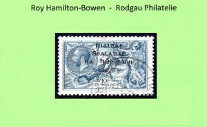 1922 Dollard 10/- with Strokes over TEN  from R.4/2, fine used