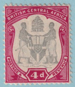 BRITISH CENTRAL AFRICA 46  MINT HINGED OG * NO FAULTS VERY FINE! - MFL