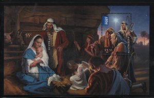 Australia 2013 MNH Sc 4013a Madonna and Child, Shepherds Christmas Sheet