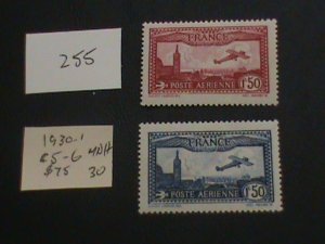 FRANCE 1930-31 MNH SC C5-6 SET XF $75 (255)