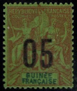 French Guinea Scott 51 MNH** 1912 surcharge on issue of 1904