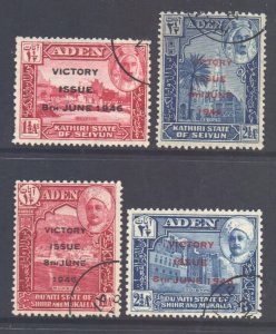 Aden Seiyun & Mukalla Scott 12/13 - SG12/13, 1946 Victory Sets used