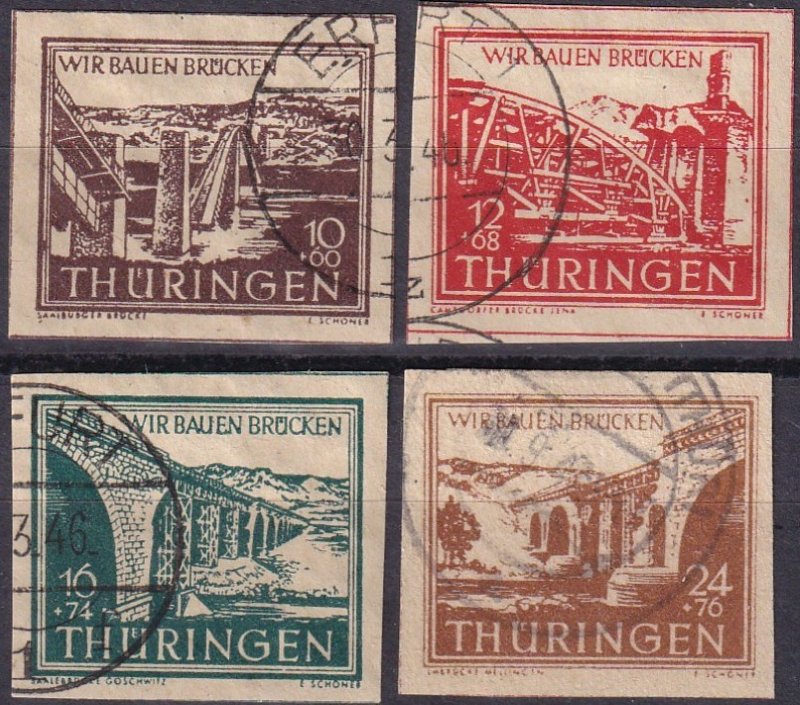 Germany #15NB1-4 F-VF Used CV $32.00 (Z4682)