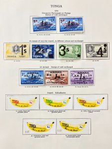 Tonga 1969/70 MH Sport Bananas (Apx 60+) MK6049