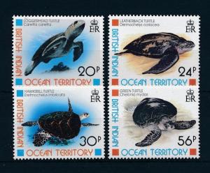 [52466] British Indian Ocean Territory 1996 Marine life Turtles MNH