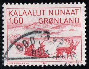 Greenland #112 Reindeer and the Larva; Used (0.65)