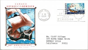 Canada 1968 FDC - Voyage Of The Nonsuch - Ottawa, Ont - J3947