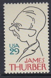 2862 James Thurber MNH