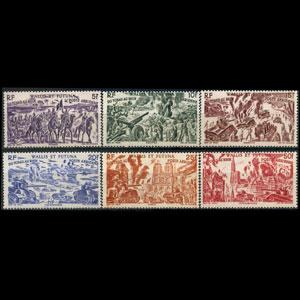 WALLIS & FUTUNA 1946 - Scott# C2-7 WWII Set of 6 NH