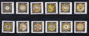 France 2019 Sc#5726-5737 Notable Ceramic Plates Used