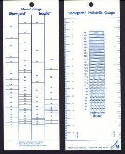 Showgard What Size?  Gauge Measure Mount Size, Perf Gauge, Metric & Inch Rulers  