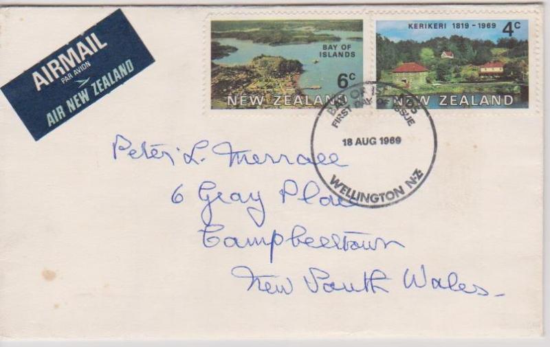 New Zealand 1969 Founding of Kerikeri Anniversary First Day Cover