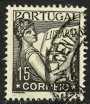 PORTUGAL 1931-38 15c PORTUGAL HOLDING VOLUME OF LUSIADS Issue Sc 501 VFU