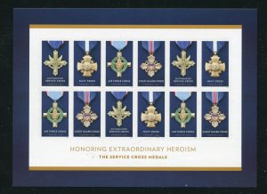 5065 - 5068  Service Cross medals Sheet of 12 Forever Stamps MNH 