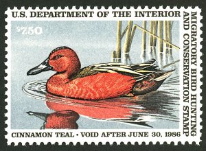 U.S. #RW52 MINT OG NH