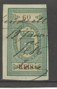 Cape Verde Revenue Stamp Used cgs (4