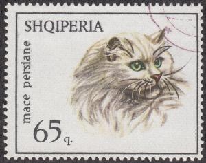 Albania #970 Persian Cat USED/CTO H