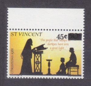 1983 St Vincent 655 Christmas - Overprint