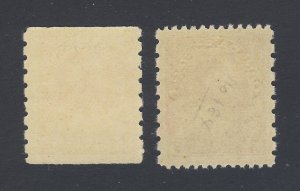2x Canada WW1 Admiral MNH Stamps; #127-2c Coil #184-3c VF  Guide Value = $85.00