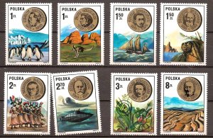 Poland - 1973 - Mi. 2281-88 (Sciences) - MNH - PO011