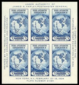 USA 735 Mint (NGAI) Sheet