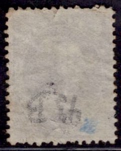 US Stamp #162 12c Dull Violet Clay USED w/ fault SCV $135