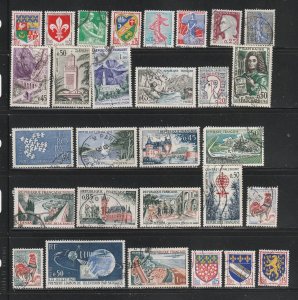 France Collection A, 47 Stamps - 2 Scans - All the stamps are in the scans.