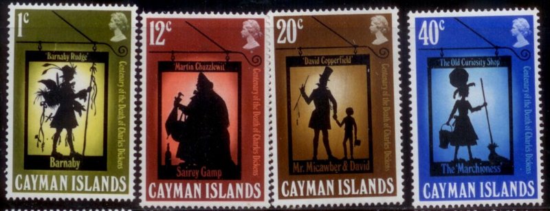 Cayman Islands 1970 SC# 258-61 MNH-OG E90
